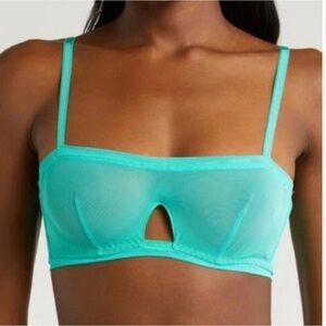 Free People We Are Hah Wired Bra in Teal